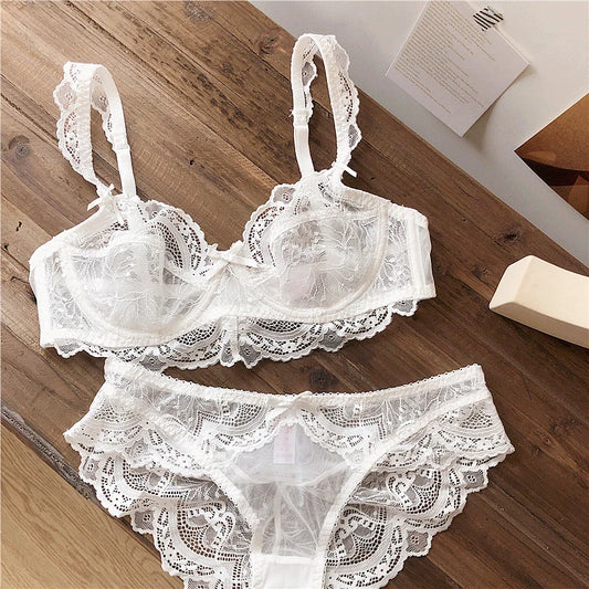 Ultrafine Lace Underwear Set