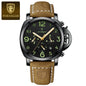 Luxury Waterproof Luminous Leather Man Watch Quartz High Quality Sports Watch