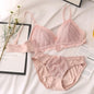 Lace Embroidery Bra Set Women Push Up Underwear Set Bra