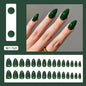 24 Pcs Press on Nails Glossy Reusable Nails