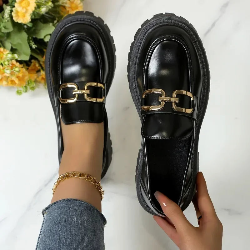 Mary Janes Round Toe Flats Loafers