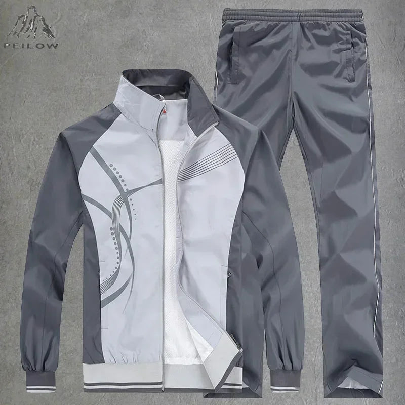 Men's Casual Tracksuit 2 Pieces Jacket + Sweatpants