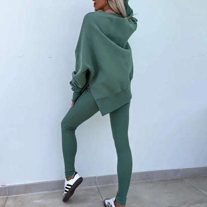 Women Tracksuit Sports Two Piece Set