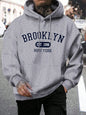 Men Oversize Comfortable Hoody Brooklyn print