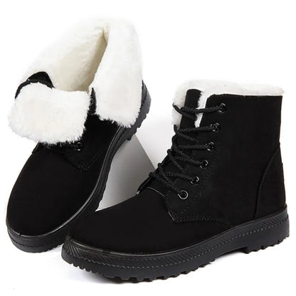 Snow Soft   Mid  High Boots Flat Winter Ladies Boots