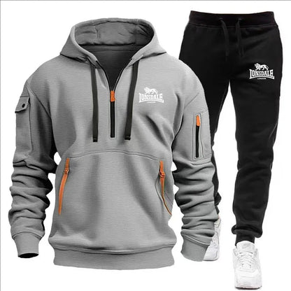 Sports Tracksuit Jogging Men's Casual Sweatshirt hoody Suit for Men High Quality