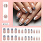 24 Pcs Press on Nails Glossy Reusable Nails