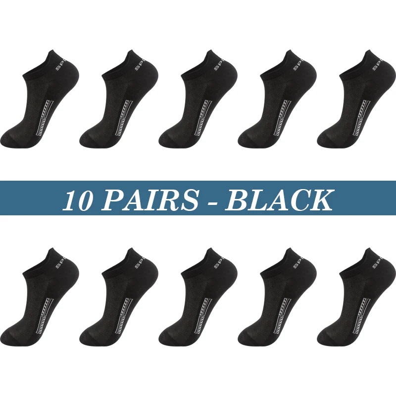 High Quality 10Pairs Men Socks Cotton Size 39-48