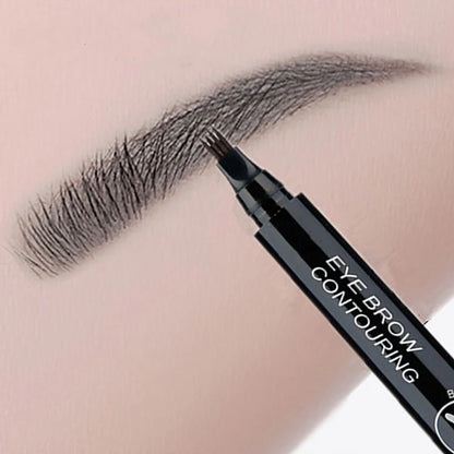 Eyebrows Pen Eyebrow Tattoo Waterproof Liquid Black Eye Brow Makeup Pencil Microblading