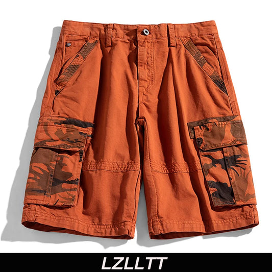 Cargo Camouflage Shorts Men