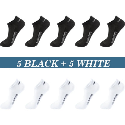 High Quality 10Pairs Men Socks Cotton Size 39-48