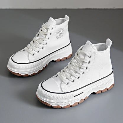 High Top Lace-Up Non-slip Canvas