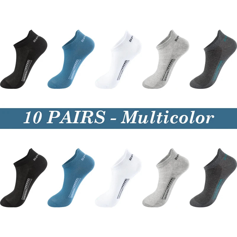 High Quality 10Pairs Men Socks Cotton Size 39-48