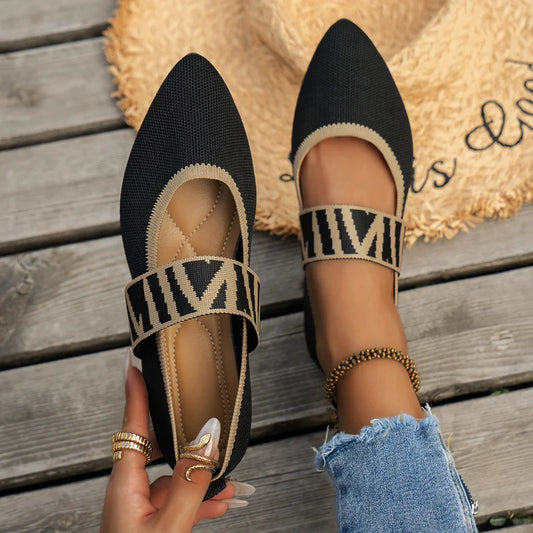 Casual Low Heel Elegant Comfortable Pointed Toe Shoes