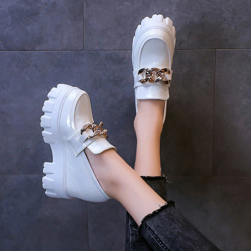 Mary Janes Platform Chain Women Shoes