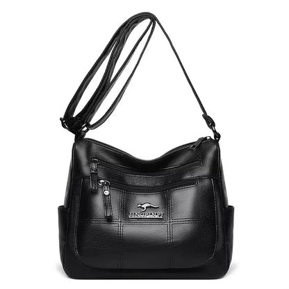 Casual Handbag Soft Leather Shoulder Crossbody Bags for Women