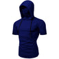 Thin Hoodie Long Sleeve Hoodies With Mask Sweatshirt Casual Splice Large