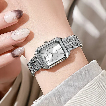 Stainless Steel Ladies Business Quartz Wristwatches