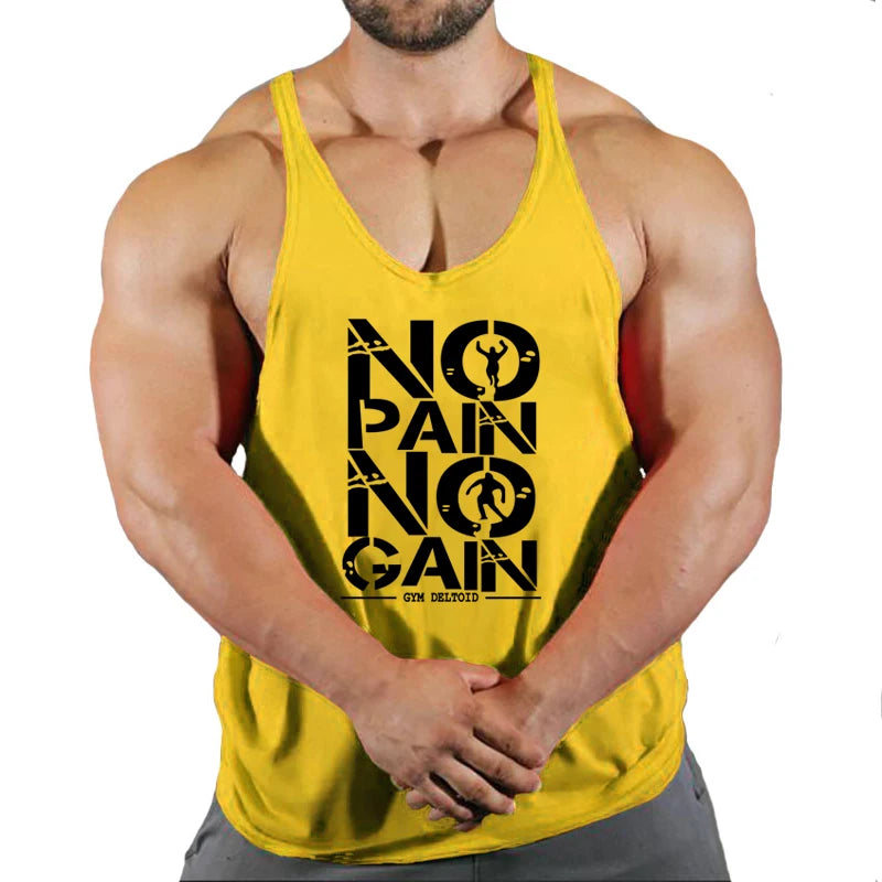 Singlet Sleeveless Shirts Men Tank Top Bodybuilding Vest Gym Men Clothing