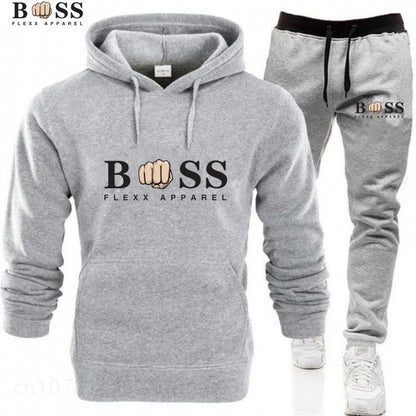 Tracksuit Hoodies + Pants 2Pcs Sets Suit Fashion Trendy