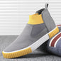 New High Top Men Flats Slip on Casual Shoes