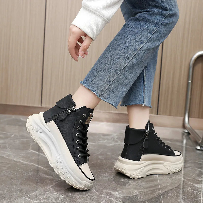 Luxury Fashion High Top Platform Casual Boots