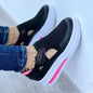 Solid Color Vulcanized Sneakers for women