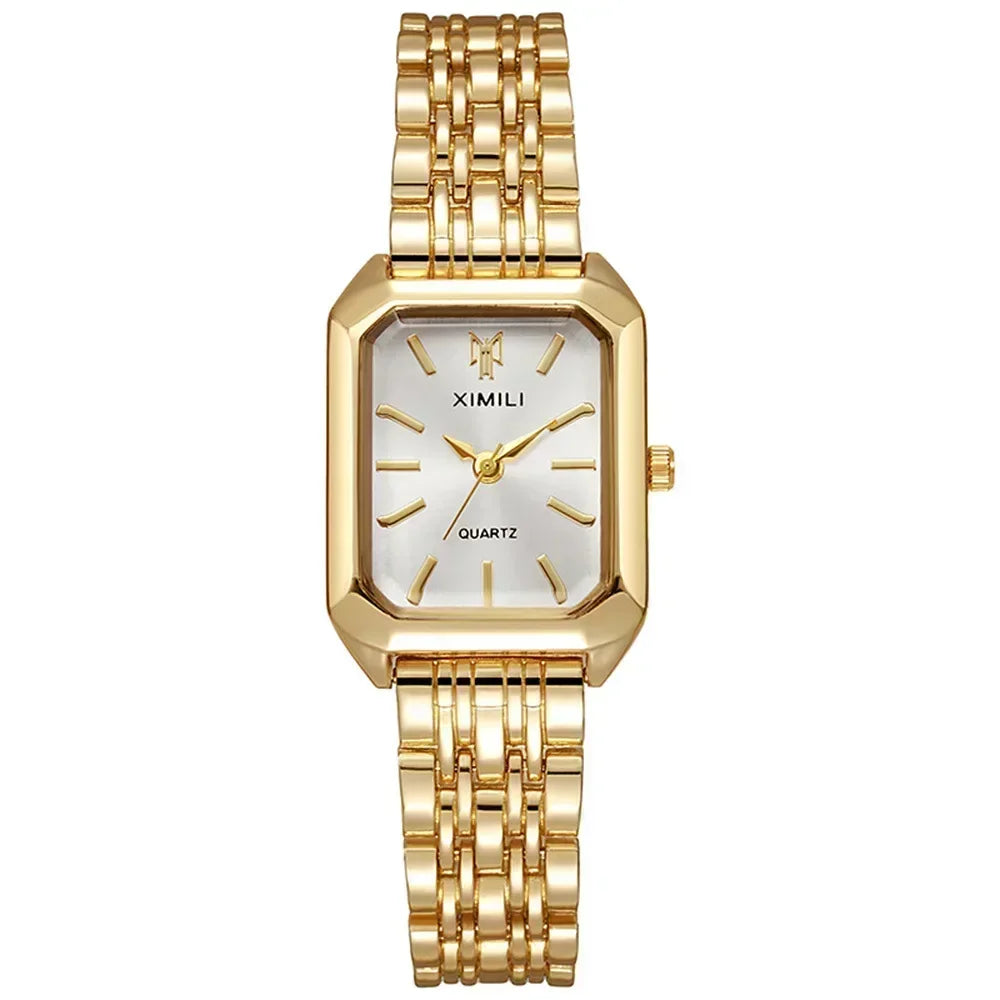 Stainless Steel Ladies Business Quartz Wristwatches