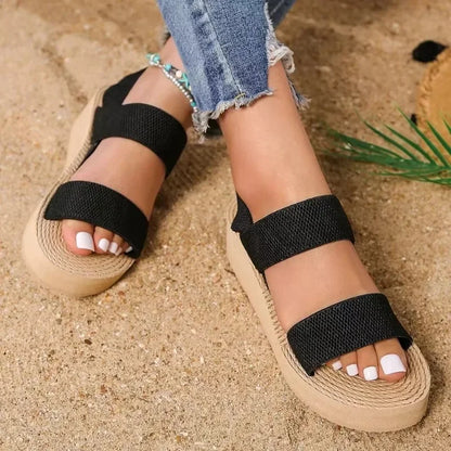 Anti-slip wear-resistant soft soled sandals