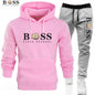 Tracksuit Hoodies + Pants 2Pcs Sets Suit Fashion Trendy