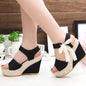 Wedges Heeled Women High Heels Shoes Woman