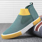 New High Top Men Flats Slip on Casual Shoes