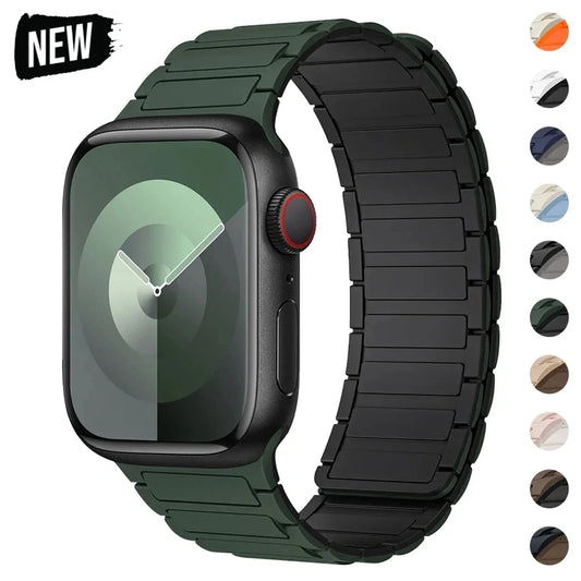 Magnetic Loop Silicone Bracelet iWatch sultra 2 strap