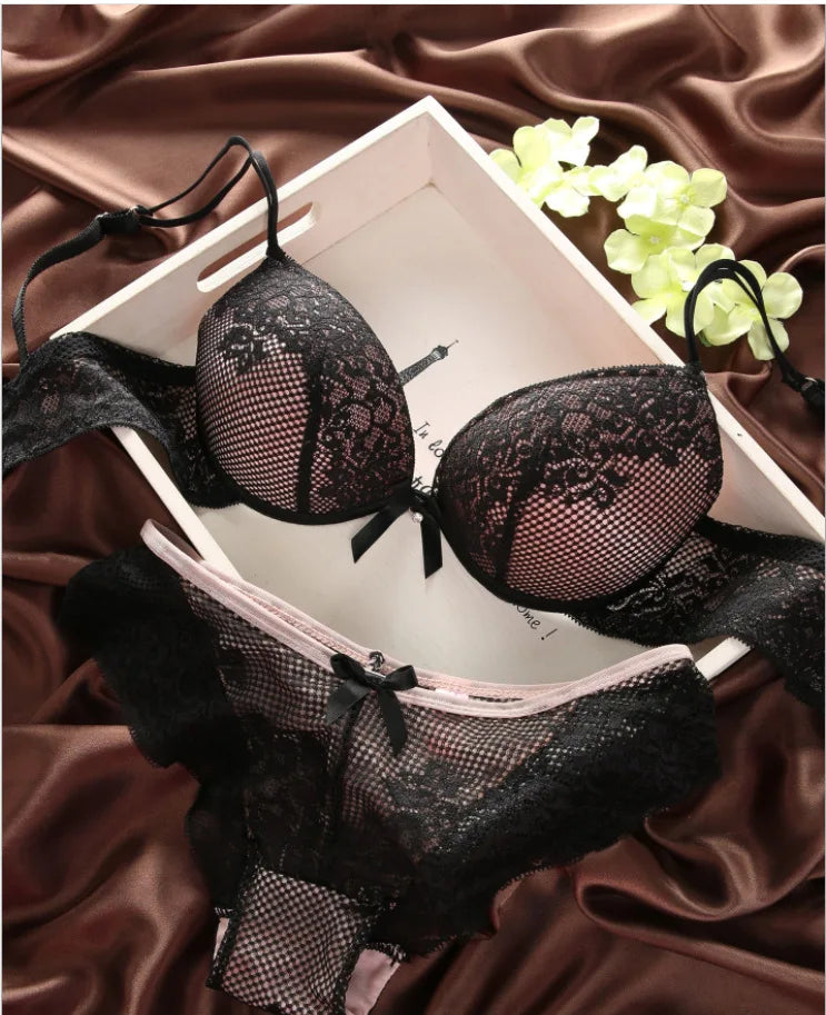 Bras Set Underwear Plus Lace and Panties