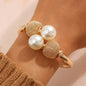 Simple Baroque Pearl Fashion Gold Color Bracelet