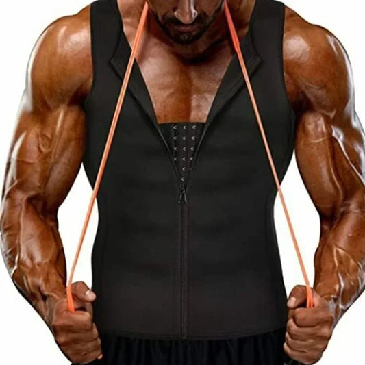 Men Body Shaper abdomen Corset  Sauna Vest