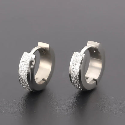 Stainless Steel Hoop Earrings