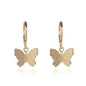 Green Crystal Golden Leaves Earrings Individuality Daily Accessories