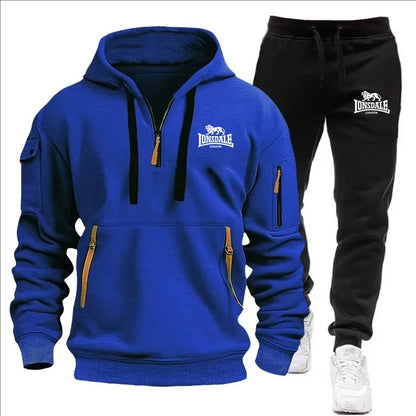 Sports Tracksuit Jogging Men's Casual Sweatshirt hoody Suit for Men High Quality