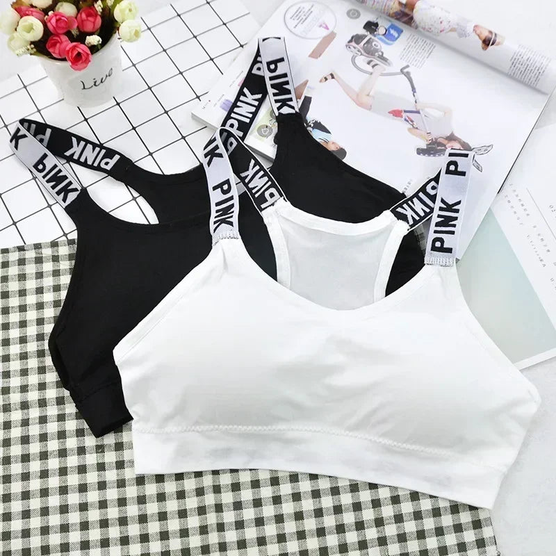 Sport Fitness Top Letters Yoga Bra