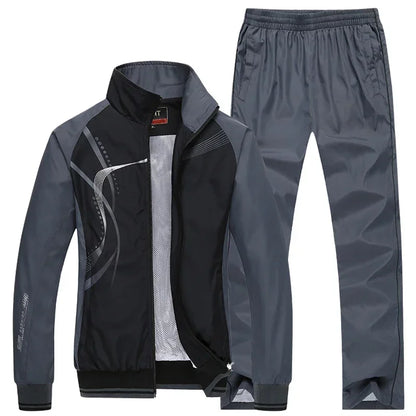 Men's Casual Tracksuit 2 Pieces Jacket + Sweatpants