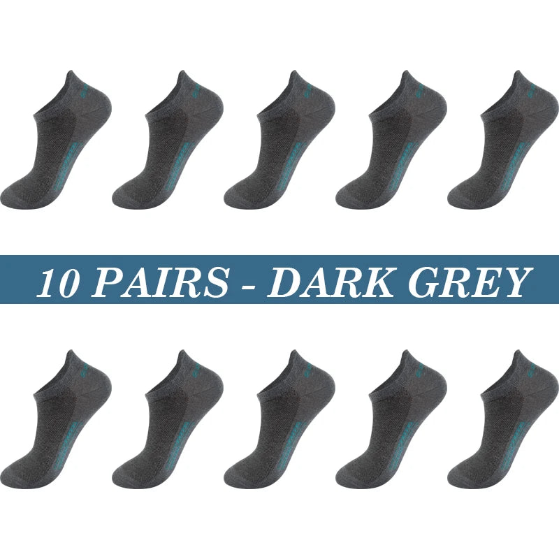 High Quality 10Pairs Men Socks Cotton Size 39-48