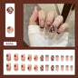 24 Pcs Press on Nails Glossy Reusable Nails