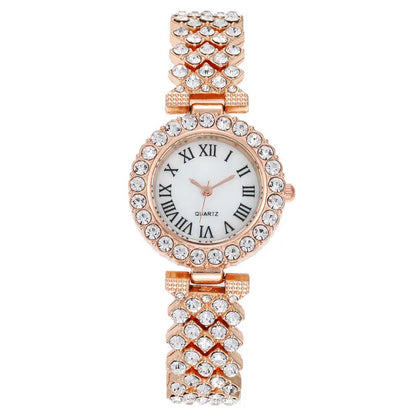 Bracelet Watches for women 2pcs Set Rose Gold