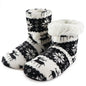 Woman Home Socks Christmas Elk Indoor Shoes Warm Anti-Skid Sole