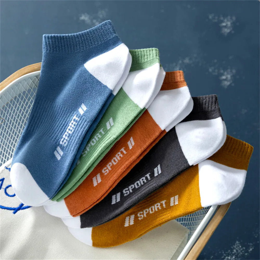 5 Pairs/Pack "Sports" Men's Summer Socks