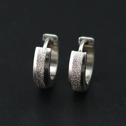 Stainless Steel Hoop Earrings