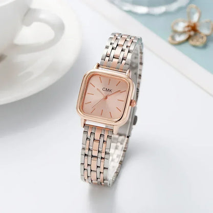 Stainless Steel Ladies Business Quartz Wristwatches