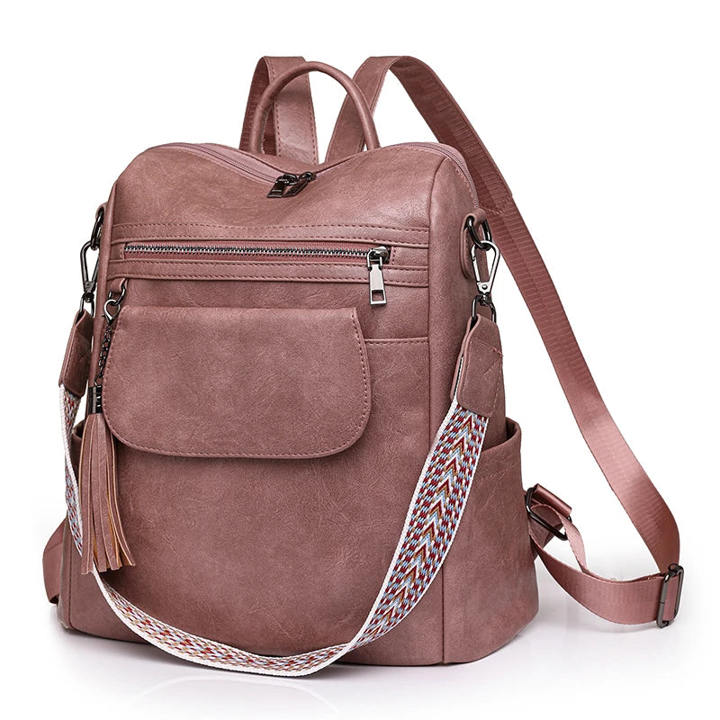 Backpacks Designer Casual Shoulder Bag Soft Leather Backpack Ladies Travel Bag Large