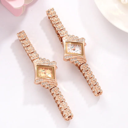 Crystal Bracelet Gemstone Wristwatch